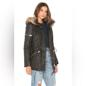 SAM Hudson Fur Trimmed Parka